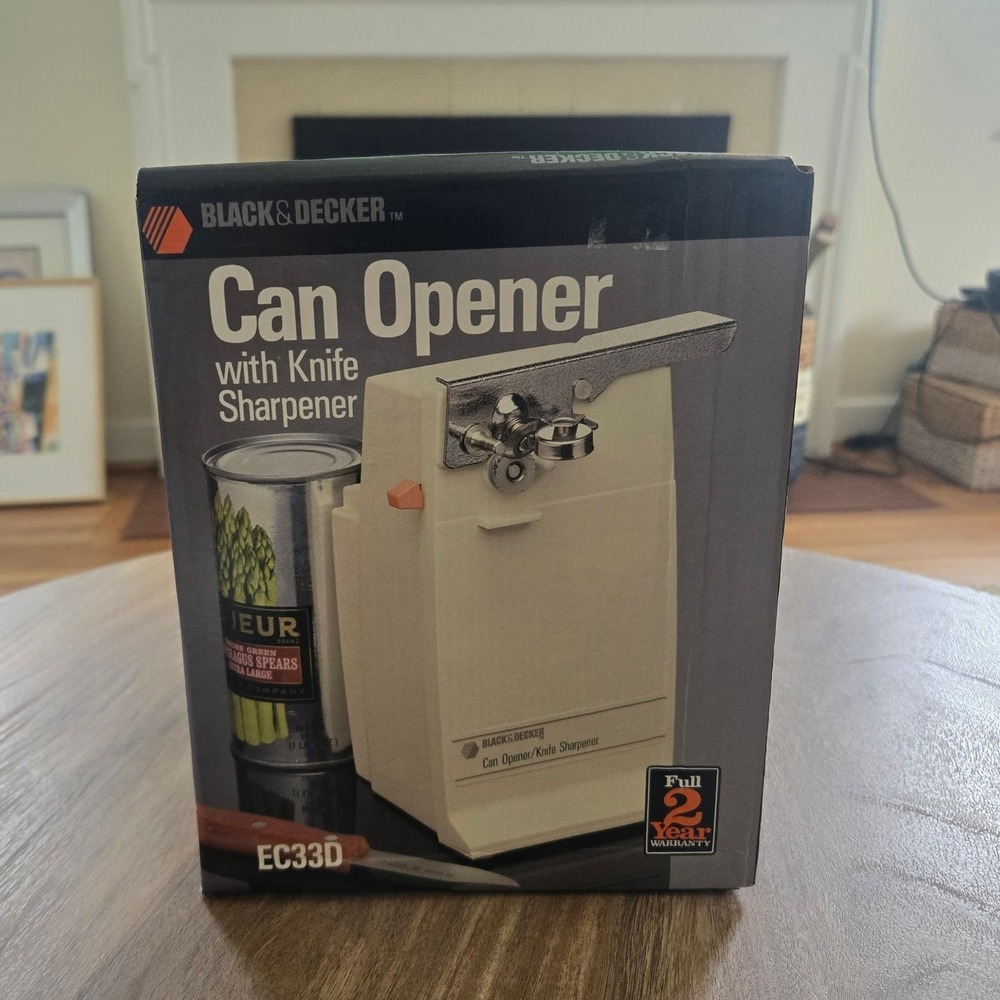 Black & Decker Can Opener EC33D NEW Electric Knife Sharpener Made‎ in USA